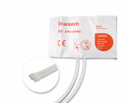 Thigh 45-56.5cm 2-Tubes White BP Cuff with Female Submin Non-woven Fiber Disposable, Tubing/ 20cm SKU: BPD-90WD-WD11