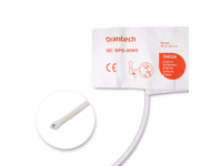 Thigh 45-56.5cm 1-Tube White BP Cuff with Male Submin Non-woven Fiber Disposable, Tubing/ 20cm SKU: BPD-90WS-W10