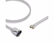Compatible Adult/Pediatric 2-Tubes BP Air Hose, 2.5m (comparable to GE Healthcare 107365, use with: 2-Tube Screw Cuff) SKU: BPH-AD25-16-09M