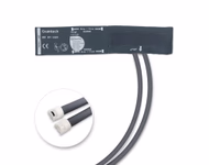 Neonate 6-11cm 2-Tubes Dark Grey BP Cuff with Mated Submin Reusable, PU, Tubing/ 25cm SKU: BP-10BD-W1011