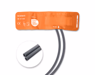 Pediatric 13.8-21.5cm 2-Tubes Orange BP Cuff with No Fitting Bladderless Reusable, PU, Tubing/ 25cm SKU: BP-30ND