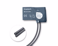 Small Adult 17-25cm 2-Tubes Dark Grey BP Cuff with No Fitting Reusable, PU, Tubing/ 20cm SKU: CL-BP-40BD