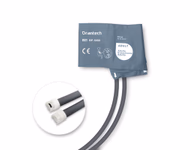 Adult 23-33cm 2-Tubes Dark Grey BP Cuff with Mated Submin Reusable, PU, Tubing/ 20cm SKU: CL-BP-50BD-W1011