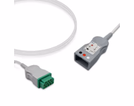 Connector for Compatible 3-lead with Respiratory Rate ECG Trunk Cable AHA (comparable to GE Healthcare M1020454)