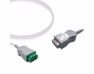 Connector for Compatible 3-lead with Respiratory Rate ECG Trunk Cable AHA (comparable to GE Healthcare 2106306-001)
