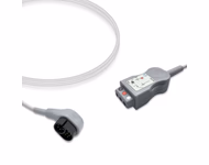 Compatible 3-lead with Defib-Proof (with Resist) ECG Trunk Cable AHA (for use with Zoll) Reusable, 2.5m, used with Safety Din Leadwire SKU: ET-3038R-D-A