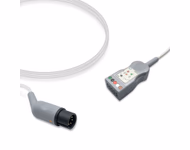 Connector for Compatible 5-lead with Respiratory Rate ECG Trunk Cable AHA (comparable to Datascope 0012-00-1502-01)