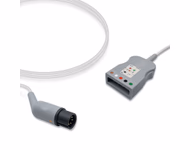 Connector for Compatible 5-lead with Respiratory Rate ECG Trunk Cable AHA (comparable to Mindray 0012-00-1255-01)