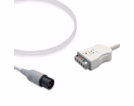 Connector for Compatible 5-lead with Respiratory Rate ECG Trunk Cable AHA (comparable to Criticare/CSI 1094/5)