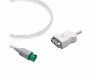 Connector for Compatible 5-lead with Defib-Proof (with Resist) ECG Trunk Cable AHA (for use with Spacelabs)