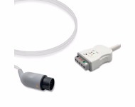 Connector for Compatible 5-lead with Respiratory Rate ECG Trunk Cable AHA (for use with Nihon Kohden)