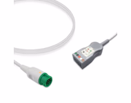 Compatible 5-lead with Respiratory Rate ECG Trunk Cable AHA (comparable to Mindray 040-001416-00) Reusable, Limb + Chest Lead, 2.5m, used with Mindray Mobility Leadwire SKU: ET-5016-DT-A