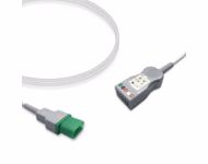 Compatible 5-lead with Defib-Proof (with Resist) ECG Trunk Cable AHA (comparable to Datascope 0012-00-1745-01 (OEM is 10 ft)) Reusable, Limb + Chest Lead, 2.5m, used with Mindray Mobility Leadwire SKU: ET-5018R-DT-A