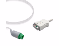 Connector for Compatible 5-lead with Defib-Proof (with Resist) ECG Trunk Cable AHA (for use with Fukuda Denshi)
