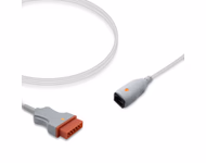 Compatible IBP Adapter Cable (comparable to GE Healthcare 2021196-001, used with Abbott/Medex, Transducer) Reusable, 4.0m SKU: IBP-MQ-MXT40