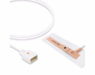 Compatible Adult/Neonate Non-woven Adhesive SpO2 Sensor 0.9m (comparable to Datex Ohmeda SAS-AF (Adult/Neonate)) Disposable SKU: SSD-013-W09AN