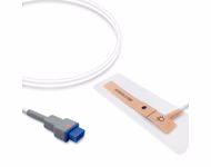 Compatible Adult/Neonate Non-woven Adhesive SpO2 Sensor 0.9m (comparable to GE Healthcare TS-AF-25, Technology: Trusignal) Disposable SKU: SSD-018-W09AN