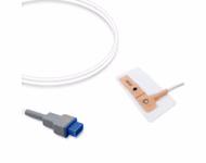Compatible Infant Non-woven Adhesive SpO2 Sensor 0.9m (comparable to Medhold TS-AF-10, Technology: GE Trusignal) Disposable SKU: SSD-018-W09I