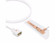 Compatible Adult/Neonate Non-woven Adhesive SpO2 Sensor 0.9m (comparable to Nonin 6000CN/7000N) Disposable SKU: SSD-040-W09AN