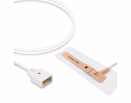 Compatible Adult/Neonate Non-woven Adhesive SpO2 Sensor 0.9m (for use with MEK) Disposable SKU: SSD-079-W09AN