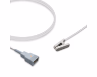 Compatible Adult Ear Clip SpO2 Sensor 1.0m (comparable to Datex Ohmeda OXY-E-DB) Reusable SKU: SS-013-AE10
