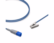Compatible Adult Ear Clip SpO2 Sensor 1.0m (comparable to Philips M1194B, Technology: Fast) Reusable SKU: SS-024-AE10