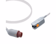 Compatible Adult Finger Clip SpO2 Sensor 3.0m (comparable to Kontron 608010, Technology: Nellcor Oxismart) Reusable SKU: SS-086-AF30