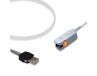 Compatible Adult Finger Clip SpO2 Sensor 3.0m (comparable to Mediaid POX050-105S) Reusable SKU: SS-091-AF30