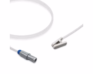 Compatible Adult Ear Clip SpO2 Sensor 3.0m (for use with General Meditech, Technology: Digital) Reusable SKU: SS-117D-AE30