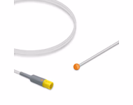 Compatible Pediatric/Neonate Skin Surface Temperature Probe 3.0m (comparable to Mindray MR404B) Reusable, 6.0mm Probe Disc SKU: TS-MRA-PS30
