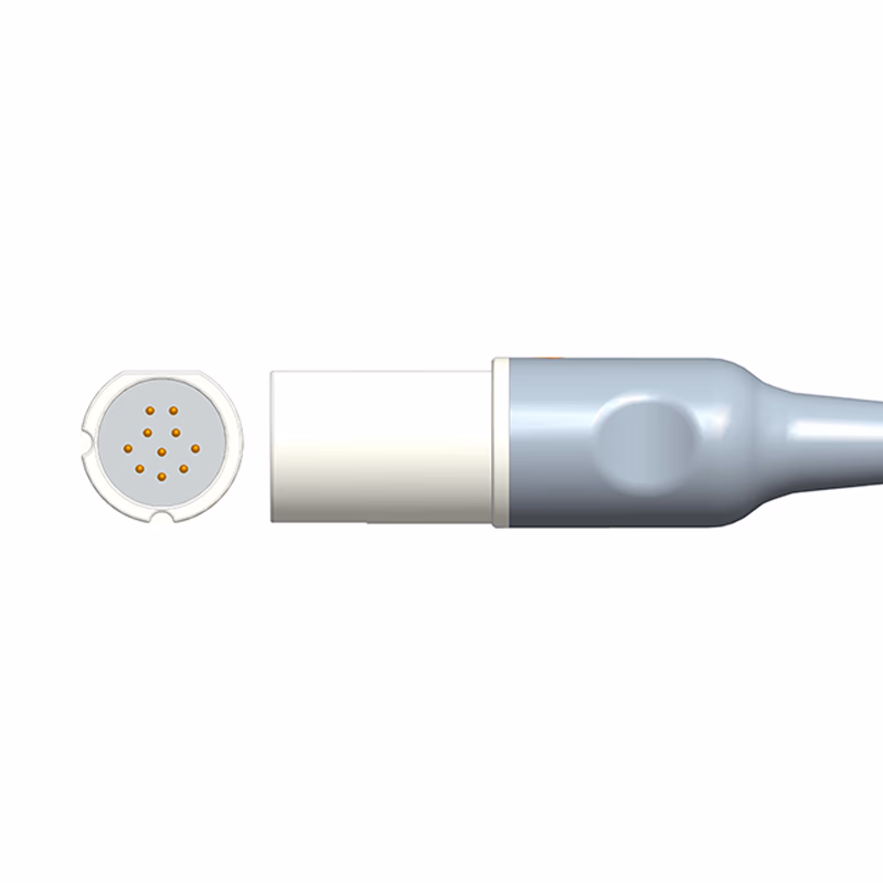 Compatible IBP Adapter Cable (for use with Draeger, used with USB, Transducer) Reusable, 3.0m SKU: IBP-DGC-USBAM30