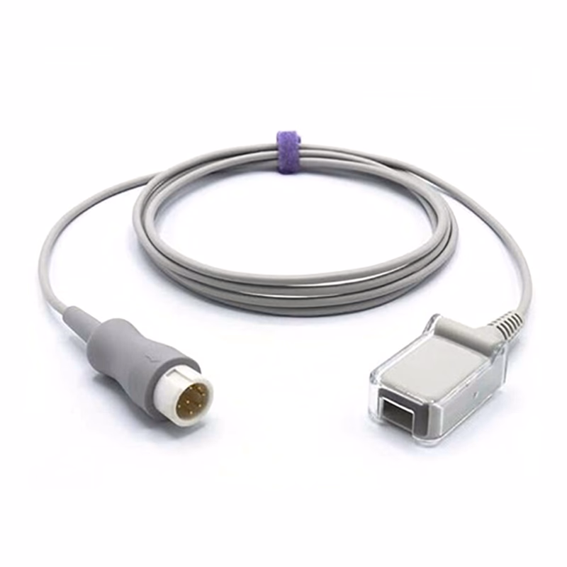 New Original SpO2 Adapter Cable, 2.9m - Mindray 571B Masimo SpO2 extension cable, 7 Pin, 2.9m, 2 white connector SKU: 0010-30-42738