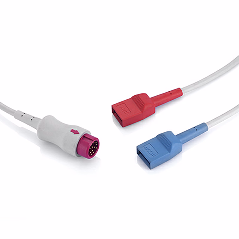 New Original PiCCO Y-Type IBP Cable - Mindray 040-000815-00 PiCCO Y-Type IBP Cable (for artery pressure and central venuos pressure) SKU: 040-000815-00