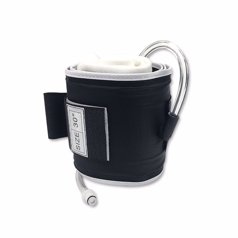 Cylindrical Tourniquet Cuff Single Port/Single Bladder 30" x 4" White with 30" Tubing Disposable, TPU, with Quick Connector, with Limb Protection Sleeve, Sterile, 1 Pc / Bag SKU: 10-7610
