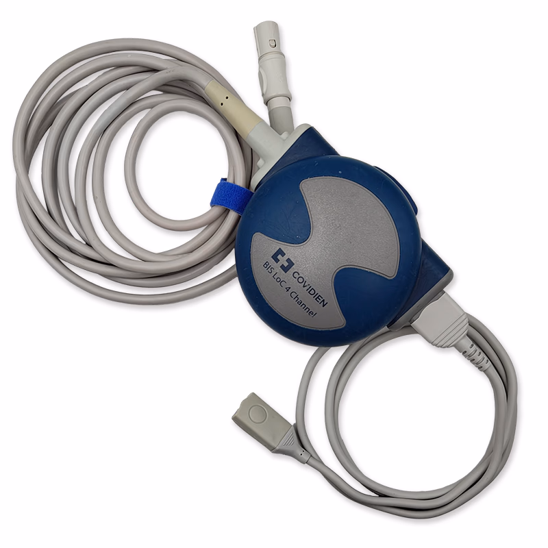 Refurbished BIS LoC 4 Channel Module with MIC Cablev& New Compatible PIC Cable - Covidien 185-1016-AMS 1 set/box SKU: 185-1016-AMS-R-01