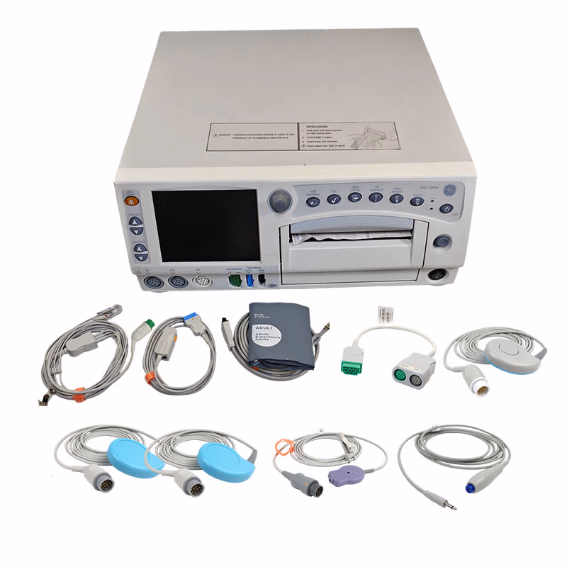 Re-Certified Maternal/Fetal Monitor with New Accessory - GE Corometrics 259CX-A with new accessories (Nellcor OxiMax SpO2,ECG NIBP,Fetal) SKU: 259CX-A-C-01