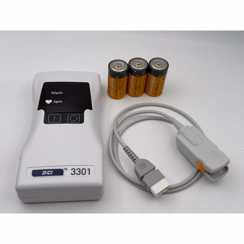 Refurbished Pulse Oximeter Hand with New Accessory - BCI 3301 with new compatible finger clip sensor SKU: 3301-R-01