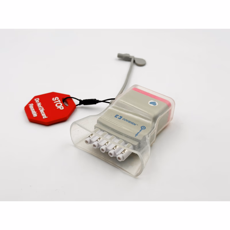 Re-Certified Original ECG Adapter, 5 Lead - Covidien 33526TN (for use with Philips IntelliVue trunk cable) 1pc/bag SKU: 33526TNC