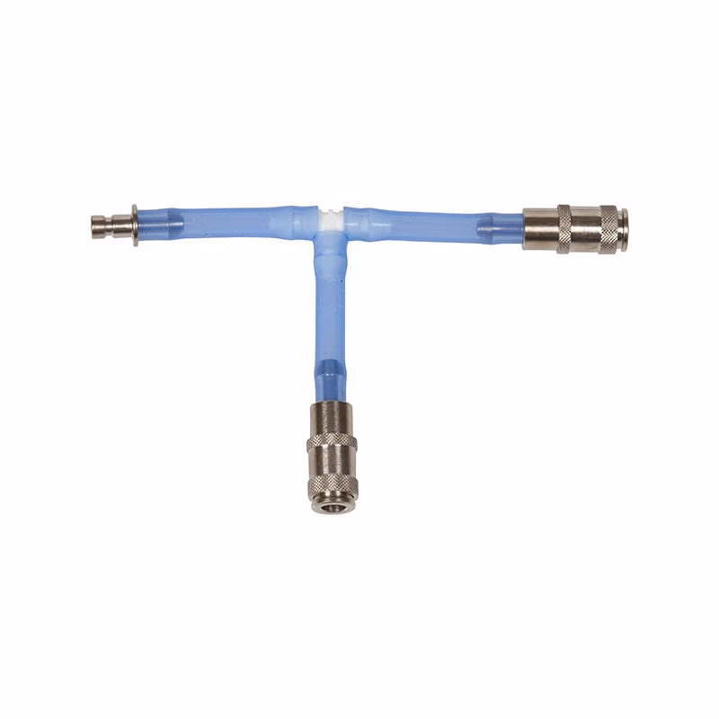 New Original NIBP Hose Tubing Adapter - Pronk Technologies 501-0105 A push-pull quick disconnect connector. Commonly used for Philips, Welch Allyn, Draeger type patient monitors. SKU: 501-0105