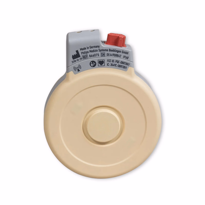 New Original CL TOCO+ MP Transducer - Philips 866075 Avalon Cableless Toco+mP Transducer with Avalon Smart Pulsemeasurement is for use with the Avalon CL base station 866074, and has a connector formaternal ECG, fetal ECG, or IUPmeasurement. SKU: 866075