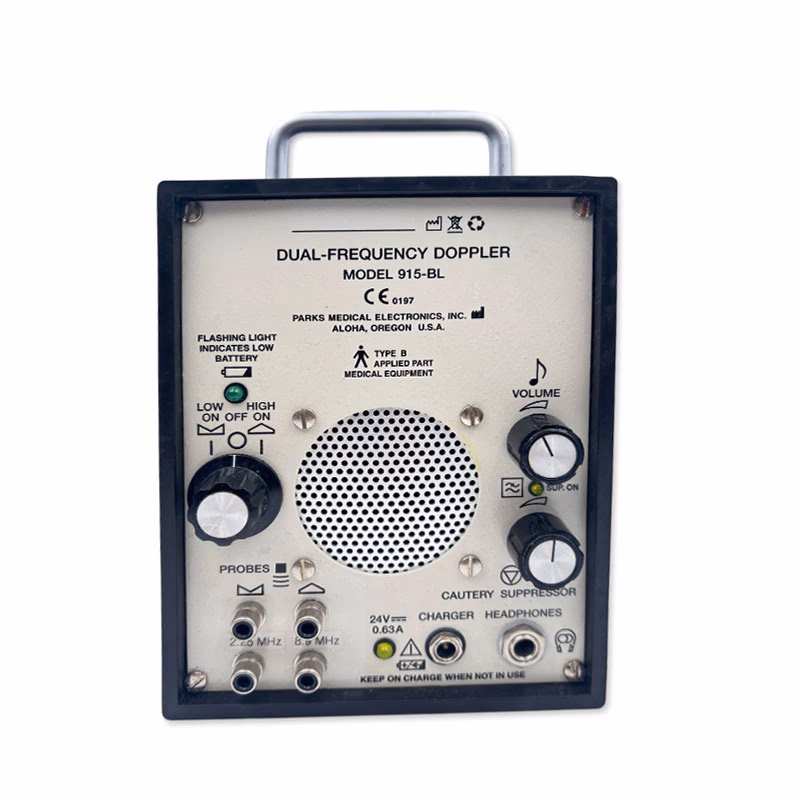 Refurbished Non-directional Dual-Frequency Doppler - Parks Medical 915-BL  SKU: 915-BL-R