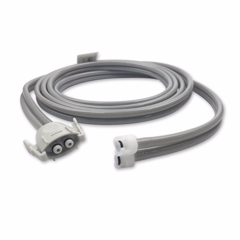 Compatible Adult/Pediatric 2-Tubes BP Air Hose, 2.5m (comparable to Welch Allyn 4500-32, use with: 2-Tube Female Submin Cuff)  SKU: BPH-AD25-24-10