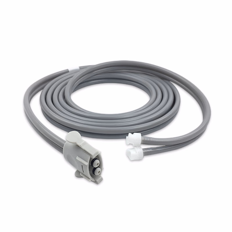 Compatible Adult/Pediatric 2-Tubes BP Air Hose, 2.5m (for use with Welch Allyn, use with: 1-Tube Male Submin Cuff)  SKU: BPH-AD25-24-11