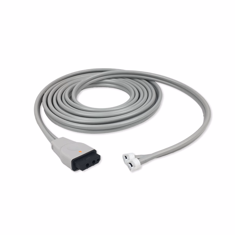 Compatible Adult/Pediatric 2-Tubes BP Air Hose, 3.6m (comparable to GE Healthcare 2017008-001, use with: 2-Tube Female Submin Cuff) SKU: BPH-AD36-14A-10