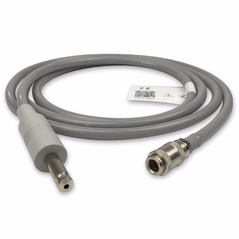 Compatible Adult/Pediatric 1-Tube BP Air Hose, 1.5m (with: 6.0mm Male, use with: 1-Tube Bayonet Cuff)  SKU: BPH-AS15-07Z-02M