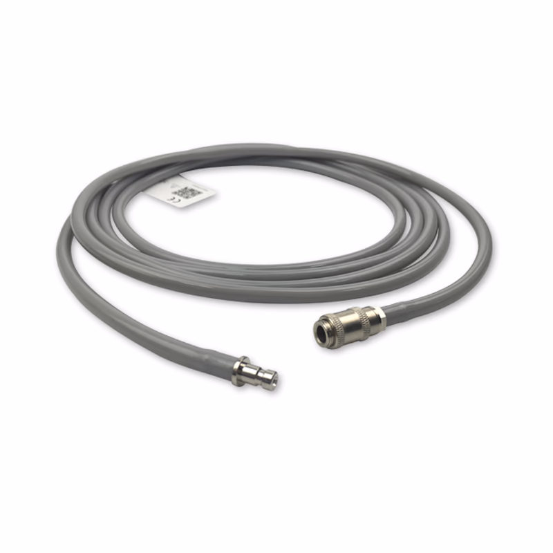 Compatible Adult/Pediatric 1-Tube BP Air Hose, 2.5m (with: Male Bayonet, use with: 1-Tube Bayonet Cuff) SKU: BPH-AS25-01M-02M