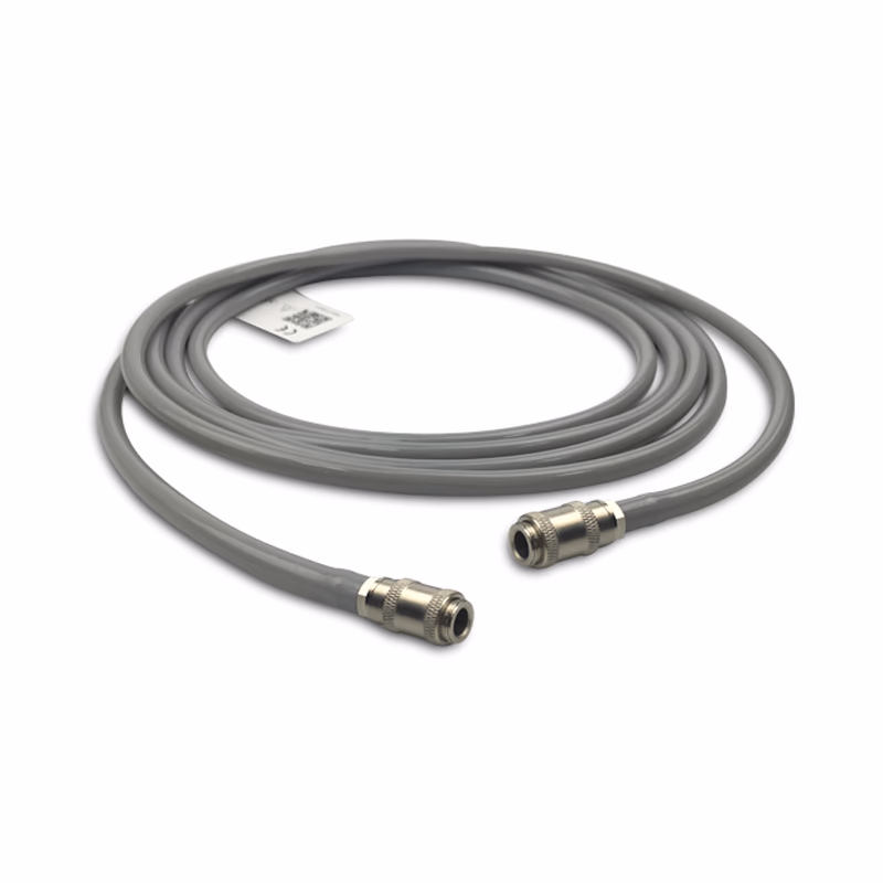 Compatible Adult/Pediatric 1-Tube BP Air Hose, 2.5m (with: Rectus Recept, use with: 1-Tube Bayonet Cuff) SKU: BPH-AS25-02M-02M