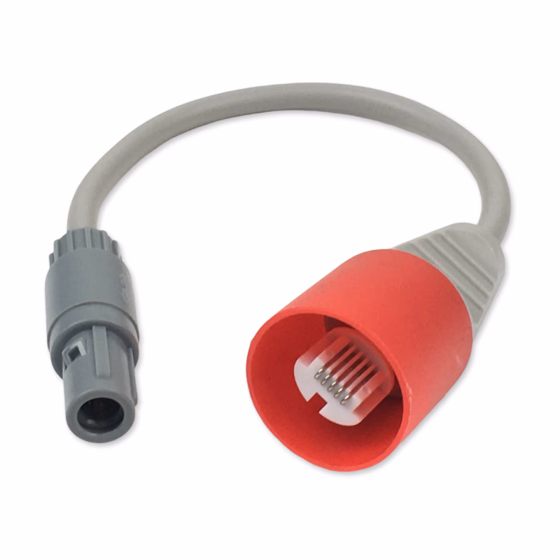Compatible Hemodynamic Monitor Cable,0.1m (comparable to Edwards EVPMAC) for Edwards Lifesciences EV1000 SKU: COCA-EW03-01
