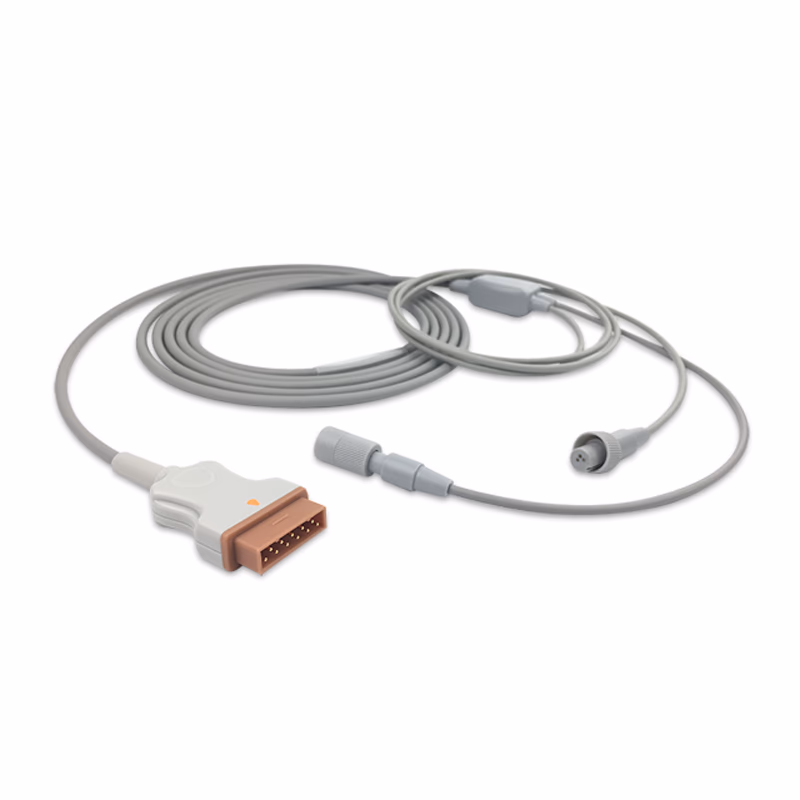 Compatible Cardiac Output Cable (comparable to: GE Healthcare 2104180-002) Reusable SKU: COCA-MQ-36