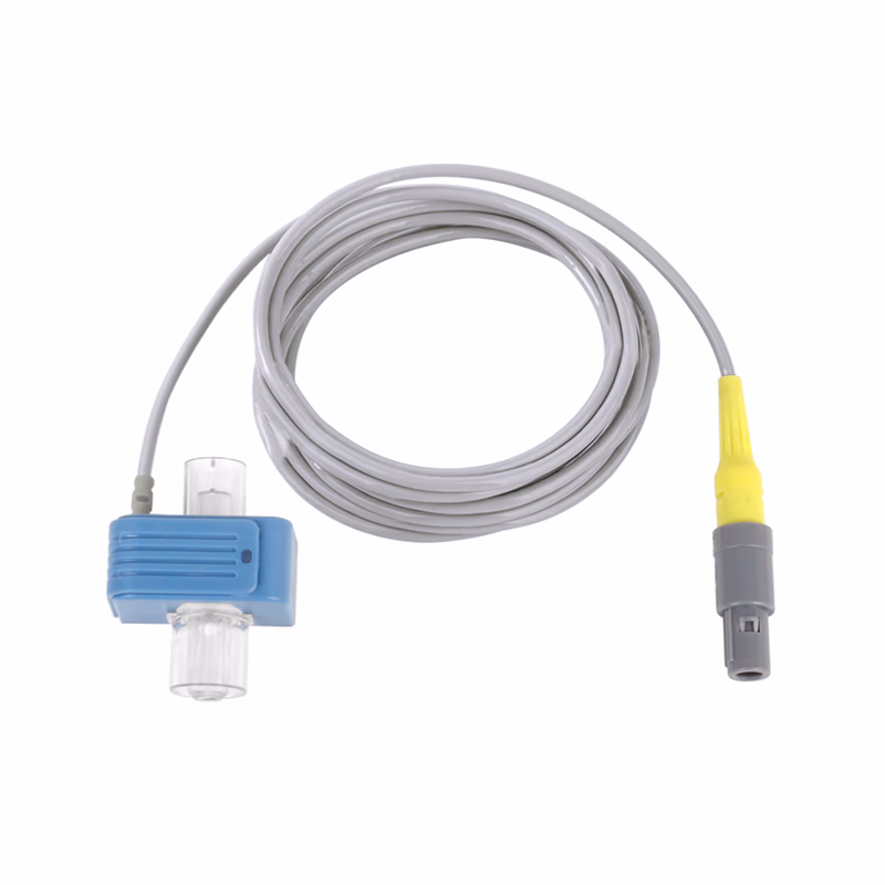 Compatible Mainstream EtCO2 Transducer 2.5m (for use with Edan) SKU: CTM-ED01